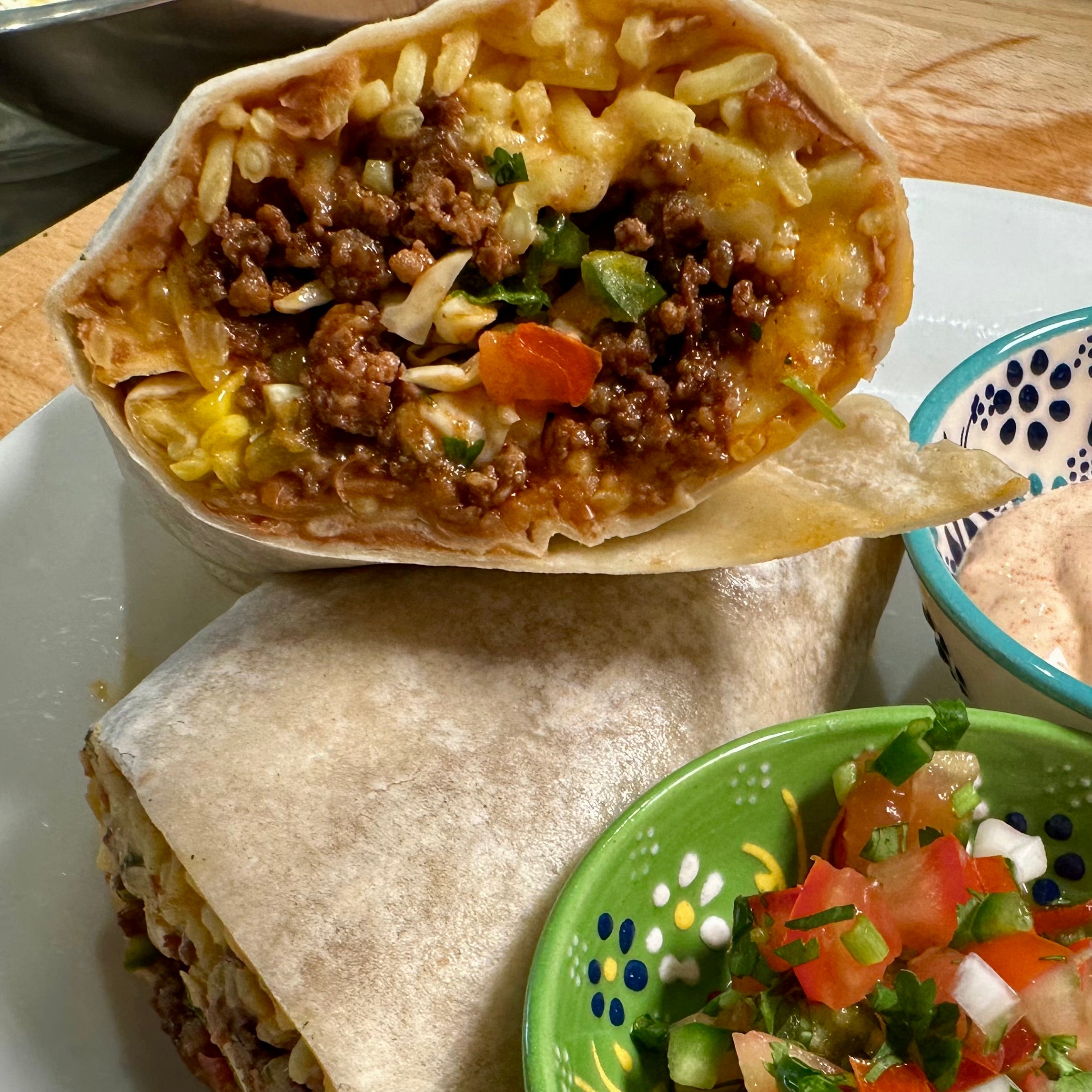 Ground Beef Steak Burrito Marinade Liquid Mexican Steak Burrito
