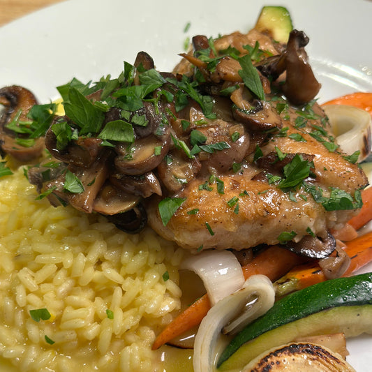 Italian Trattoria Class | Chicken Marsala & Risotto