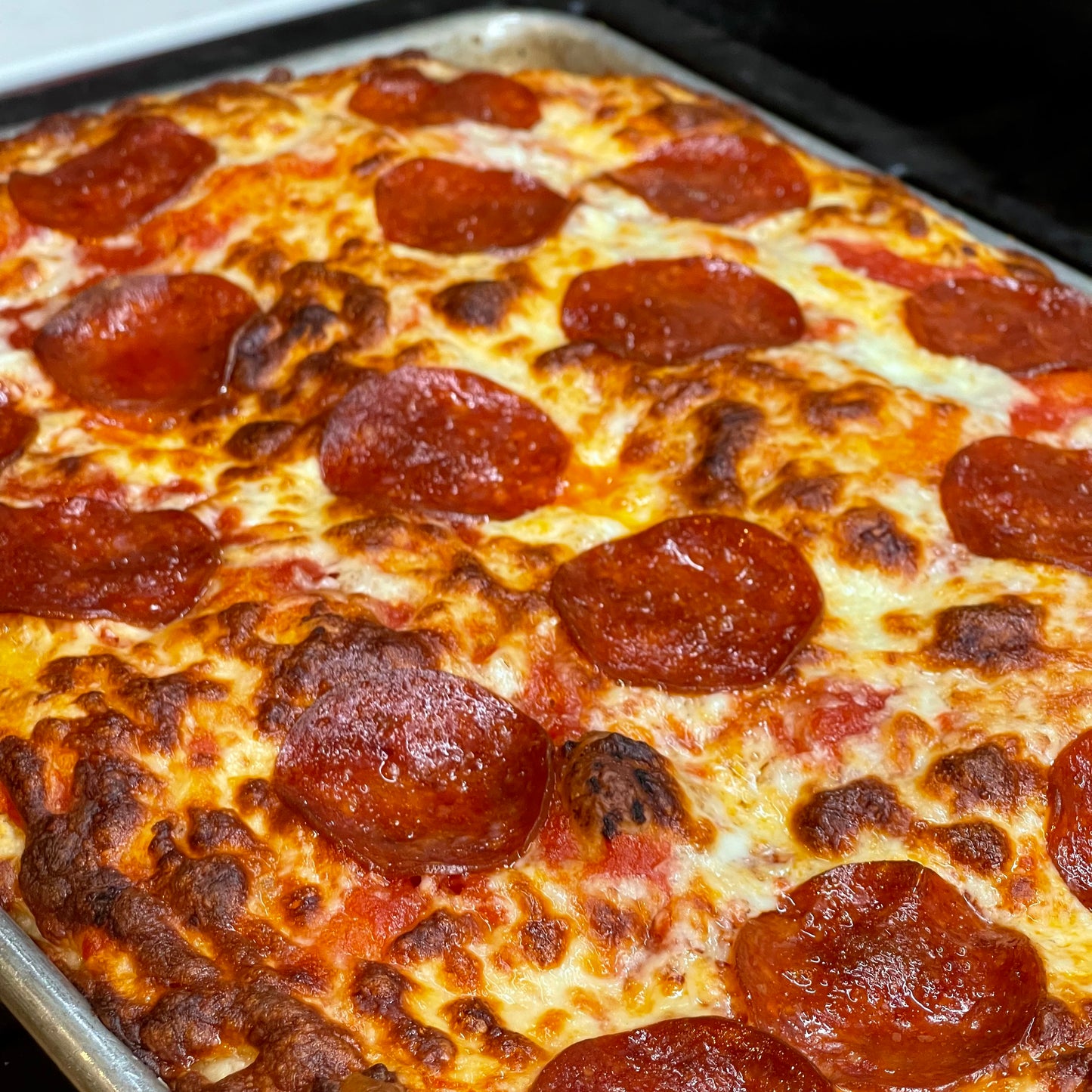 Detroit Style Pizza