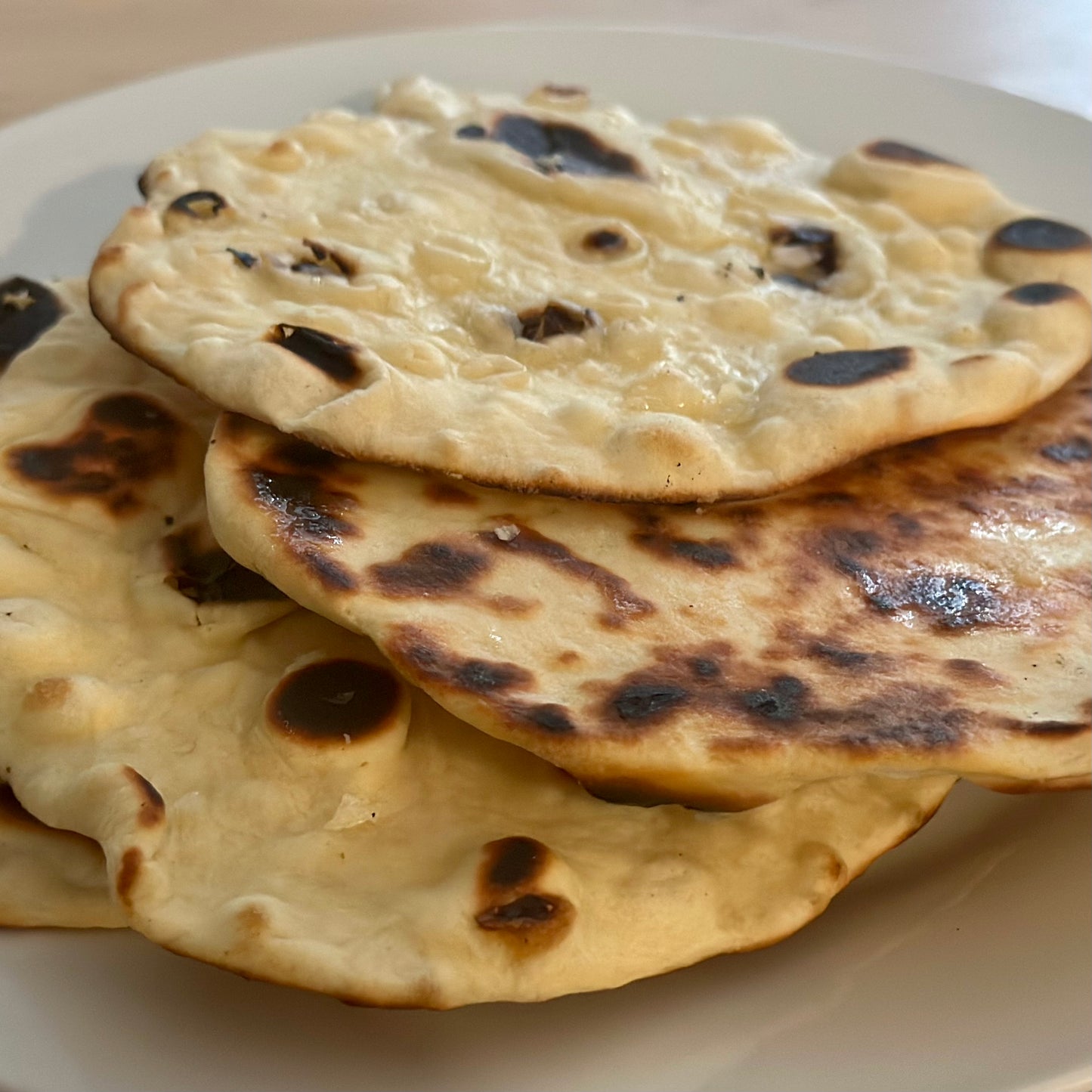 Chana Masala with Garlic Buttered Naan