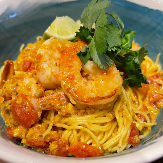 Malaysian Laksa: Rich Coconut Curry Noodle Soup