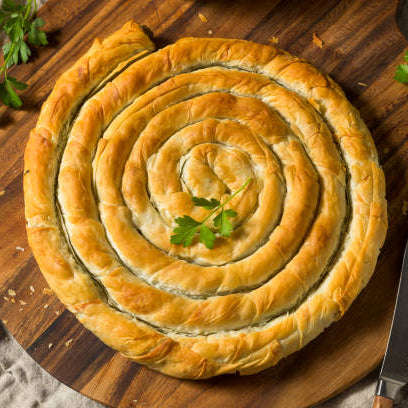Cheese and Spinach Boureka