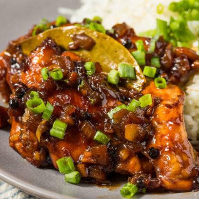 🍗 Filipino Flavours: Chicken Adobo + Rice