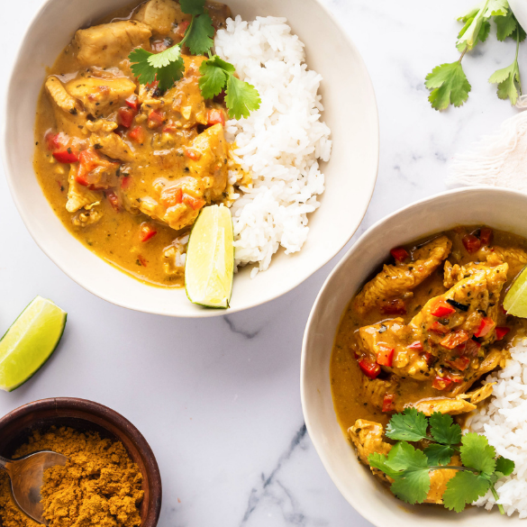 Coconut Cashew Chicken Curry (R)